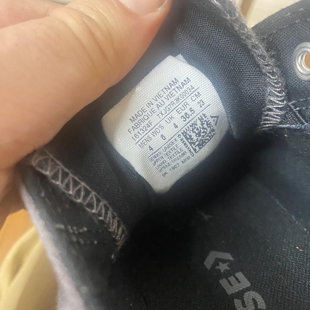 Converse All Star Slip OX Shoes Womens Size 6 Gray Slip On Low Top Sneakers - Picture 10 of 11
